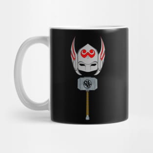 The Mighty Thor Hammer Mjolnir Janes Foster Mask Love And Thunder Storm Breaker Mug